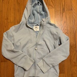 Athleta Girl Sky Blue Zip-Up Jacket